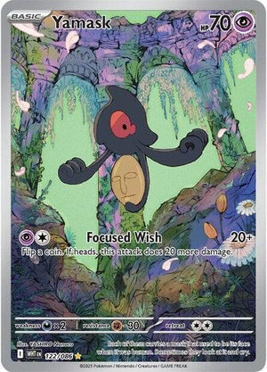 Pokemon TCG - SV10.5: White Flare - Yamask - 122/086 - Holofoil