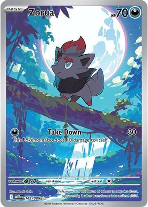Pokemon TCG - SV10.5: White Flare - Zorua - 142/086 - Holofoil