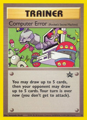 Pokemon TCG - Wizards Black Star Promos - Computer Error - 16/53