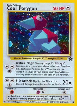 Pokemon TCG - Wizards Black Star Promos - Cool Porygon - 15/53 - Holofoil