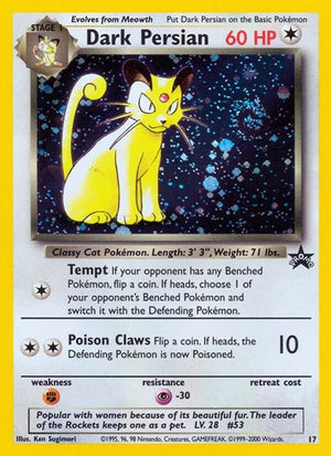 Pokemon TCG - Wizards Black Star Promos - Dark Persian - 17/53 - Holofoil