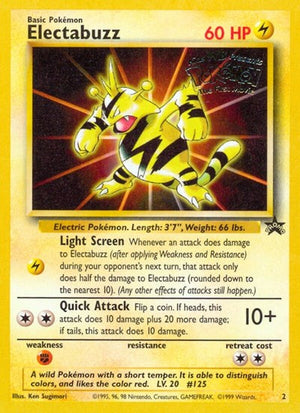 Pokemon TCG - Wizards Black Star Promos - Electabuzz - 02/53