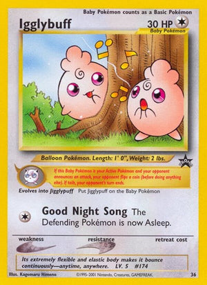 Pokemon TCG - Wizards Black Star Promos - Igglybuff - 36/53