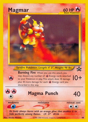 Pokemon TCG - Wizards Black Star Promos - Magmar - 44/53