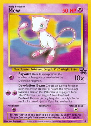 Pokemon TCG - Wizards Black Star Promos - Mew - 08/53