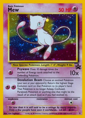 Pokemon TCG - Wizards Black Star Promos - Mew - 09/53 - Holofoil