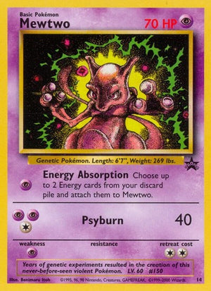 Pokemon TCG - Wizards Black Star Promos - Mewtwo - 14/53