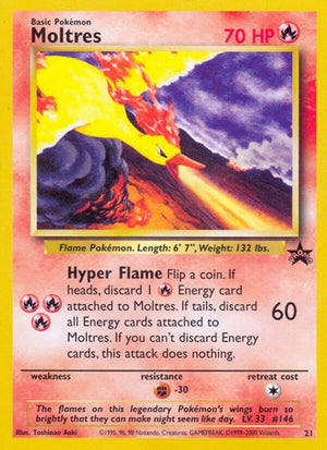 Pokemon TCG - Wizards Black Star Promos - Moltres - 21/53
