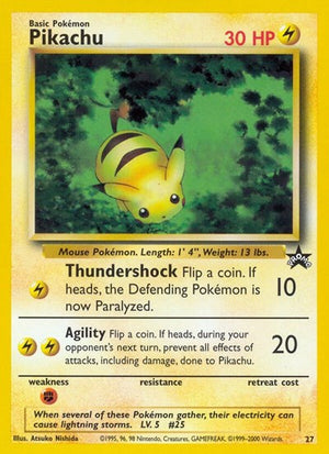 Pokemon TCG - Wizards Black Star Promos - Pikachu - 27/53