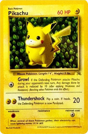 Pokemon TCG - Wizards Black Star Promos - Pikachu - (CoroCoro Grey Star)