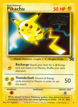 Pokemon TCG - Wizards Black Star Promos - Pikachu - 04/53