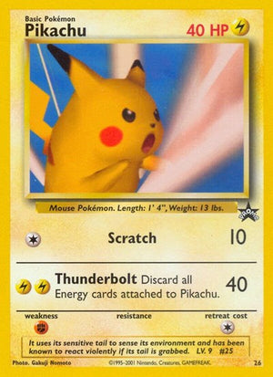Pokemon TCG - Wizards Black Star Promos - Pikachu - 26/53