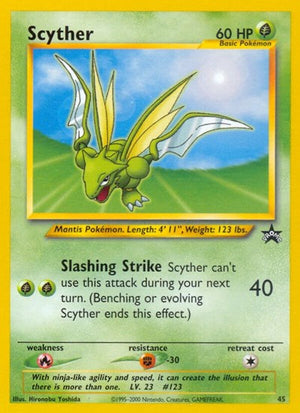 Pokemon TCG - Wizards Black Star Promos - Scyther - 45/53