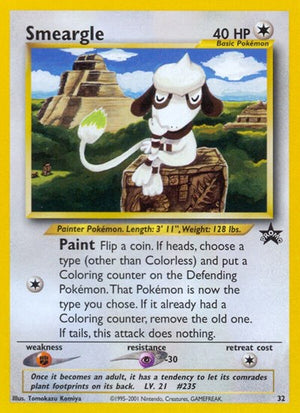 Pokemon TCG - Wizards Black Star Promos - Smeargle - 32/53