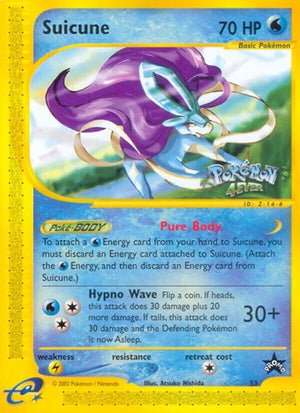 Pokemon TCG - Wizards Black Star Promos - Suicune - 53/53