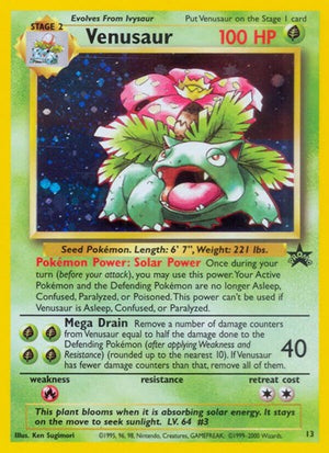 Pokemon TCG - Wizards Black Star Promos - Venusaur - 13/53 - Holofoil