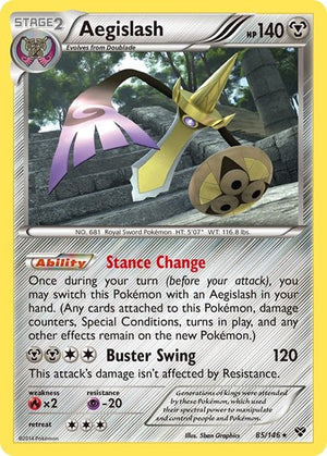 Pokemon TCG - XY Base Set - Aegislash - 85/146