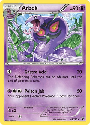Pokemon TCG - XY Base Set - Arbok - 48/146