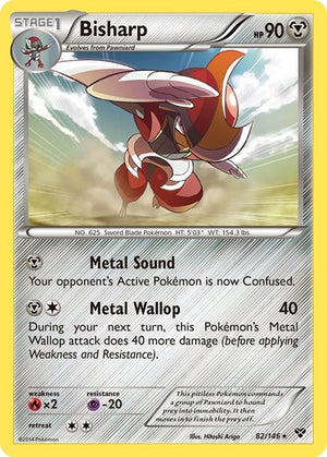 Pokemon TCG - XY Base Set - Bisharp - 82/146 - Reverse Holofoil