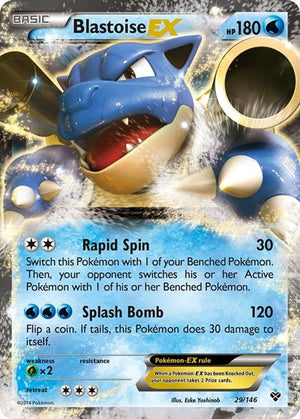 Pokemon TCG - XY Base Set - Blastoise EX - 29/146 - Holofoil