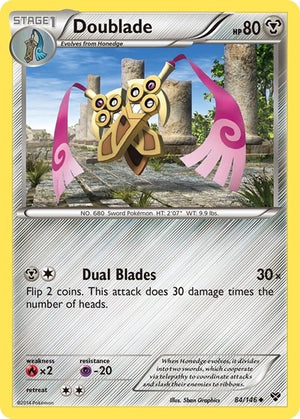 Pokemon TCG - XY Base Set - Doublade - 84/146