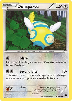 Pokemon TCG - XY Base Set - Dunsparce - 101/146