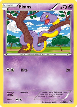 Pokemon TCG - XY Base Set - Ekans - 47/146