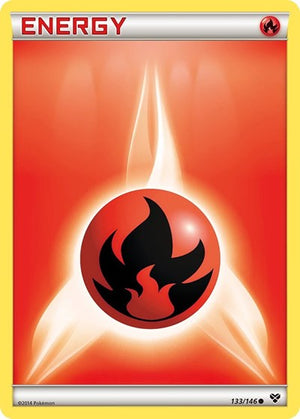 Pokemon TCG - XY Base Set - Fire Energy - 133/146