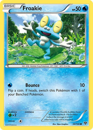 Pokemon TCG - XY Base Set - Froakie - 39/146 - Reverse Holofoil