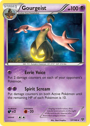 Pokemon TCG - XY Base Set - Gourgeist - 57/146 - Holofoil