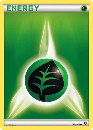 Pokemon TCG - XY Base Set - Grass Energy - 132/146