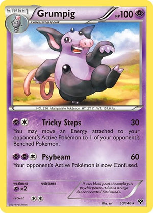 Pokemon TCG - XY Base Set - Grumpig - 50/146
