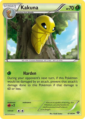 Pokemon TCG - XY Base Set - Kakuna - 4/146