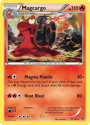 Pokemon TCG - XY Base Set - Magcargo - 21/146