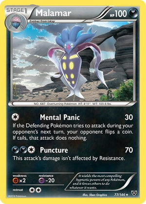 Pokemon TCG - XY Base Set - Malamar - 77/146