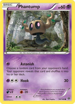 Pokemon TCG - XY Base Set - Phantump - 54/146