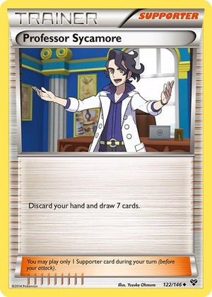 Pokemon TCG - XY Base Set - Professor Sycamore - 122/146 - Reverse Holofoil