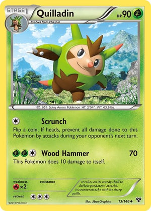 Pokemon TCG - XY Base Set - Quilladin - 13/146