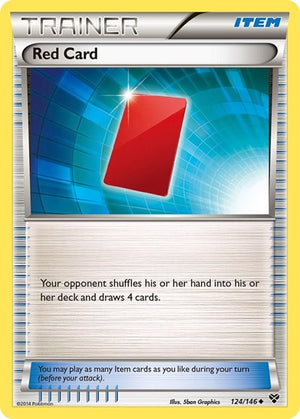 Pokemon TCG - XY Base Set - Red Card - 124/146