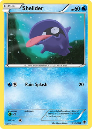 Pokemon TCG - XY Base Set - Shellder - 31/146