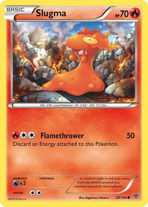 Pokemon TCG - XY Base Set - Slugma - 20/146