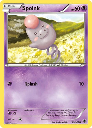 Pokemon TCG - XY Base Set - Spoink - 49/146