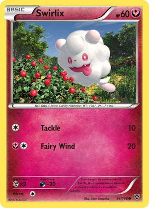 Pokemon TCG - XY Base Set - Swirlix - 94/146
