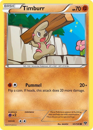 Pokemon TCG - XY Base Set - Timburr - 65/146