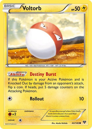 Pokemon TCG - XY Base Set - Voltorb - 44/146