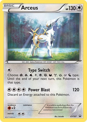 Pokemon TCG - XY Promos - Arceus - XY197 - XY197 - Holofoil