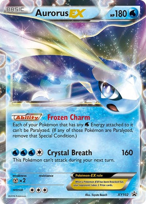 Pokemon TCG - XY Promos - Aurorus EX - XY102 - XY102 - Holofoil