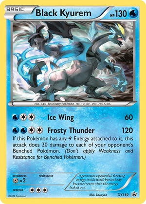 Pokemon TCG - XY Promos - Black Kyurem - XY160 - XY160 - Holofoil