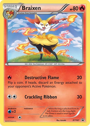 Pokemon TCG - XY Promos - Braixen - XY161 - XY161 - Holofoil