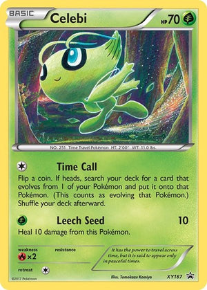 Pokemon TCG - XY Promos - Celebi - XY187 - XY187 - Holofoil